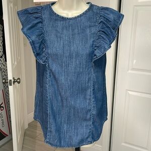 NWT Draper James Denim Top
